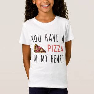 Camiseta Você tem uma pizza do meu coração