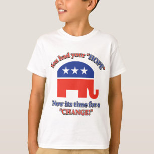 Camiseta Você teve sua esperança sua hora para a mudança