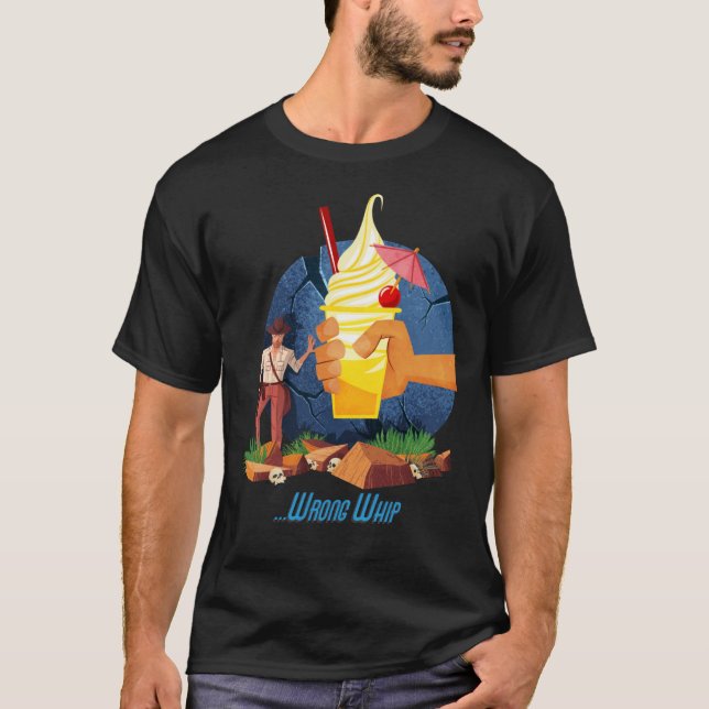 Camiseta Você trouxe o chicote erradoAasty chicote errado e (Frente)