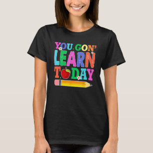Camiseta Você Vai Aprender Hoje Equipe de Professores De Vo