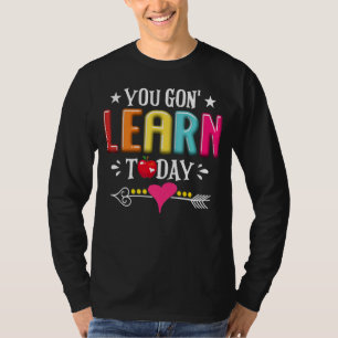 Camiseta Você Vai Aprender Hoje O Professor Estudante De Vo