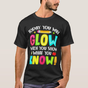 Camiseta Você Vai Brilhar Testes Engraçados Crianças De Pro