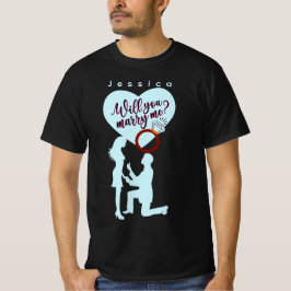 Camiseta Você Vai Casado A Proposta Do Casamento Me-Custom 