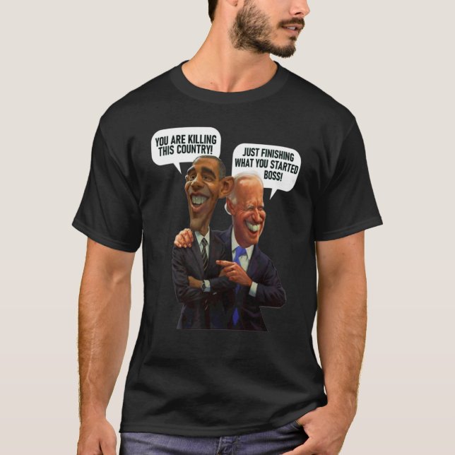 Camiseta Você Vai Dirigir Este País Apenas Terminando (Frente)