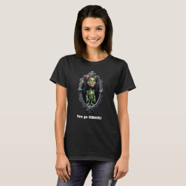 Camiseta Você Vai, Fantasma! Roupa Divertida de Halloween p