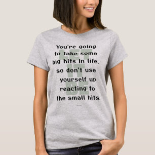 Camiseta "Você vai fazer grandes acertos" Citação
