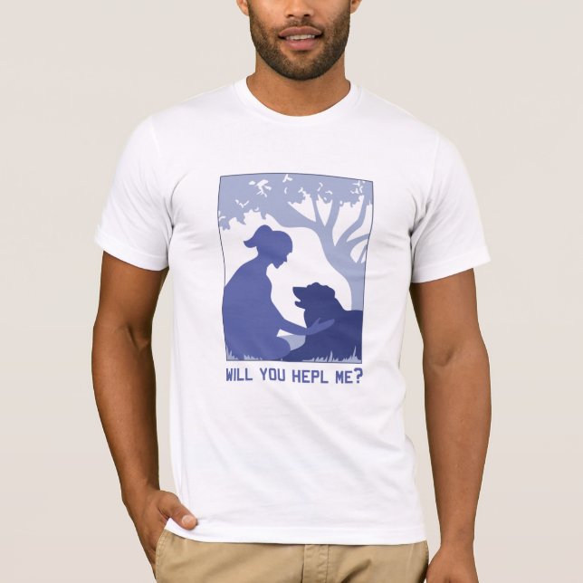 Camiseta você vai me ajudar? (Frente)