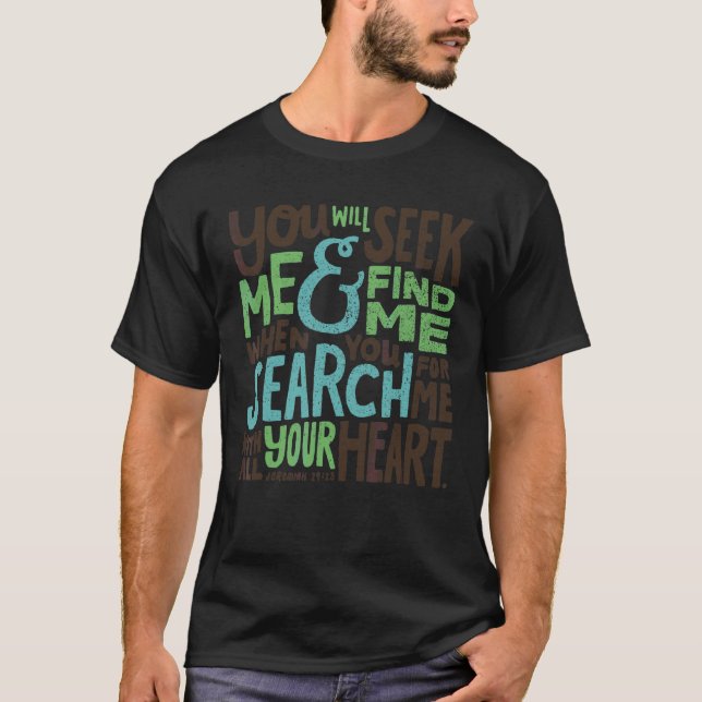 Camiseta Você Vai Me Buscar E Me Encontrar Roupa (Frente)