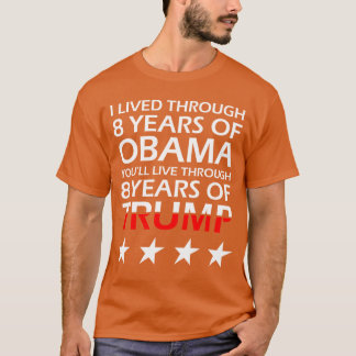 Camiseta você vai viver através de Manga Longa