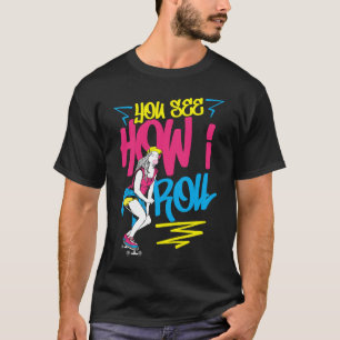 Camiseta Você vê como eu skater Vibes skate Retro 90s Ro