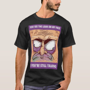 CAMISETA VOCÊ VÊ O OLHAR NO MEU ROSTO E VOCÊ AINDA ESTÁ FAL