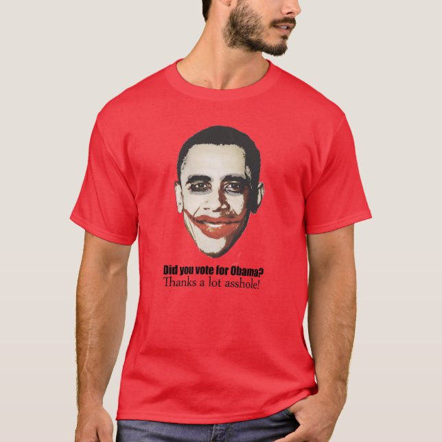 Camiseta Você votou para Obama (Frente)