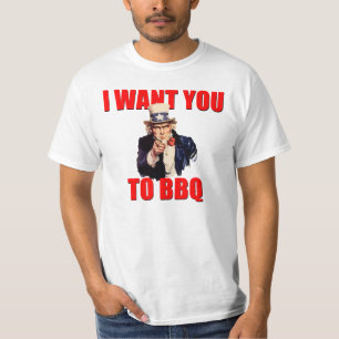 Camiseta VOCÊ Want do tio Sam ao CHURRASCO