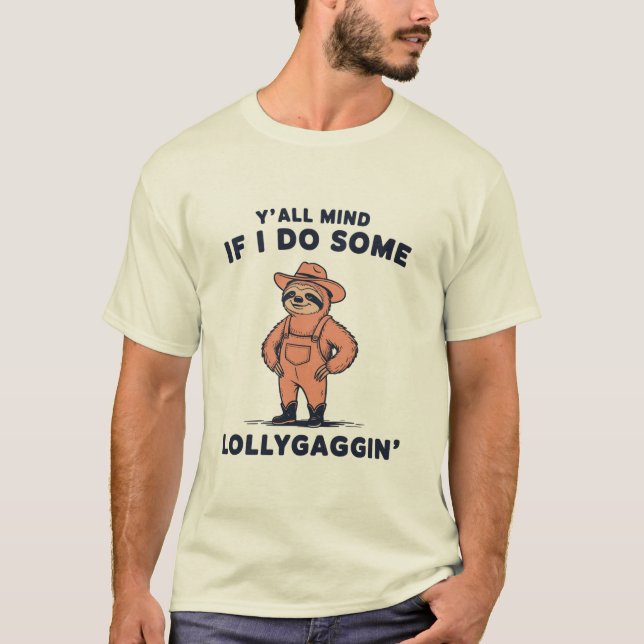 Camiseta Vocês se importam se eu fizer umas bobagens, Sloth (Frente)