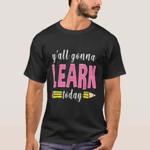Camiseta Vocês Vão Aprender Hoje De Volta À Escola Leopardo
