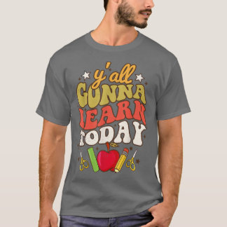 Camiseta Vocês Vão Aprender Hoje Professora Engraçada De Vo