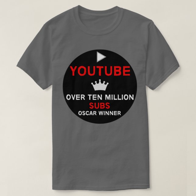 Camiseta VocêTuber Milestone Oferece a vocêTuber Vlogger Si (Frente do Design)