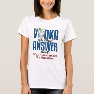 Camiseta Vodka é a Resposta