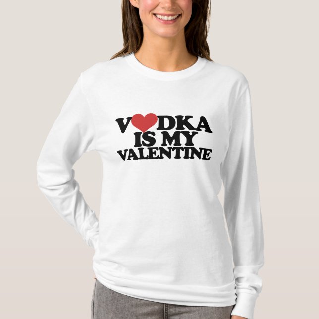 Camiseta Vodka é meu Namorados (Frente)