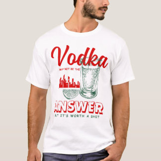 Camiseta Vodka pode não ser a resposta