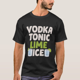 Camiseta Vodka Tonic Limão Álcool Álcool Coco Py