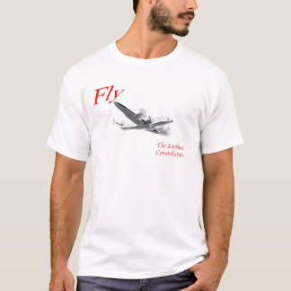 Camiseta Voe a constelação de Lockheed