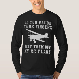 Camiseta Voe alto com humor - Mantenha-me longe do avião en