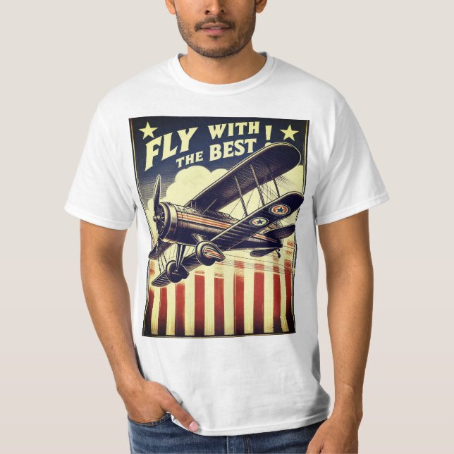 Camiseta Voe com o melhor (Frente)