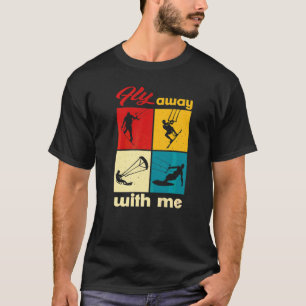 Camiseta Voe Comigo Estilo Vintage 1