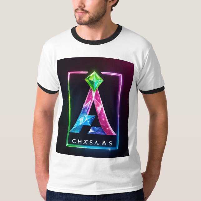 Camiseta Voga vívida: T-Shirt vibrante e Na moda (Frente)