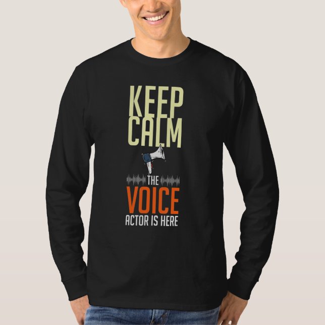 Camiseta Voice Actor Voice over Actress Acting Talent Voice (Frente)