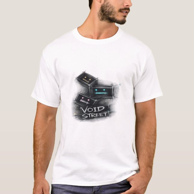 Camiseta Void Street Retro Arcade Gaming Graphic T-Shirt  (Frente)