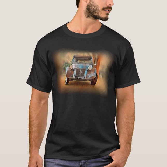 Camiseta Voiture vintage : La 2cv (Frente)