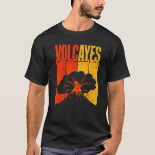 Camiseta Volcaias Geológicas Volocanologia Volcano Lava