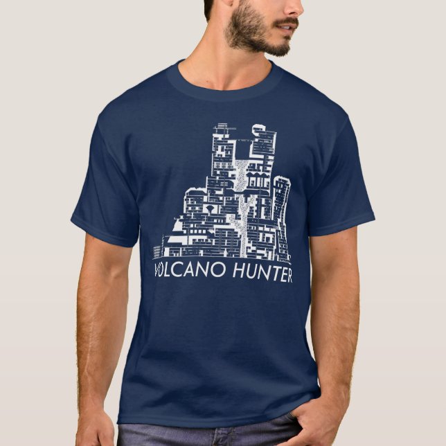 Camiseta Volcano Hunter Map T-Shirt (Frente)
