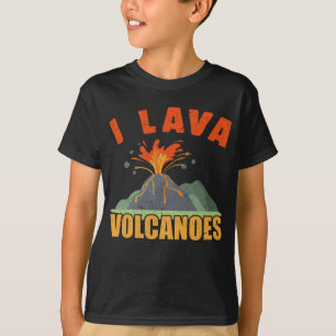 Camiseta Volcano Lava Engraçado Geologia