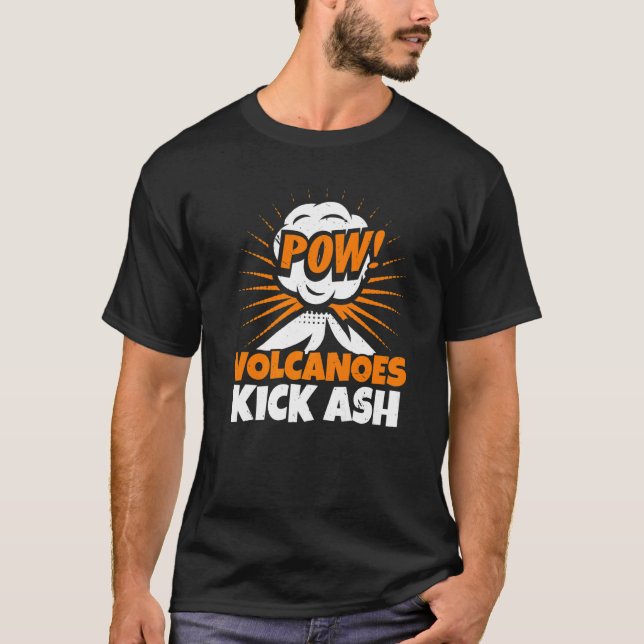 Camiseta Volcanoes Kick Ash Geology Volocanology Volcano (Frente)