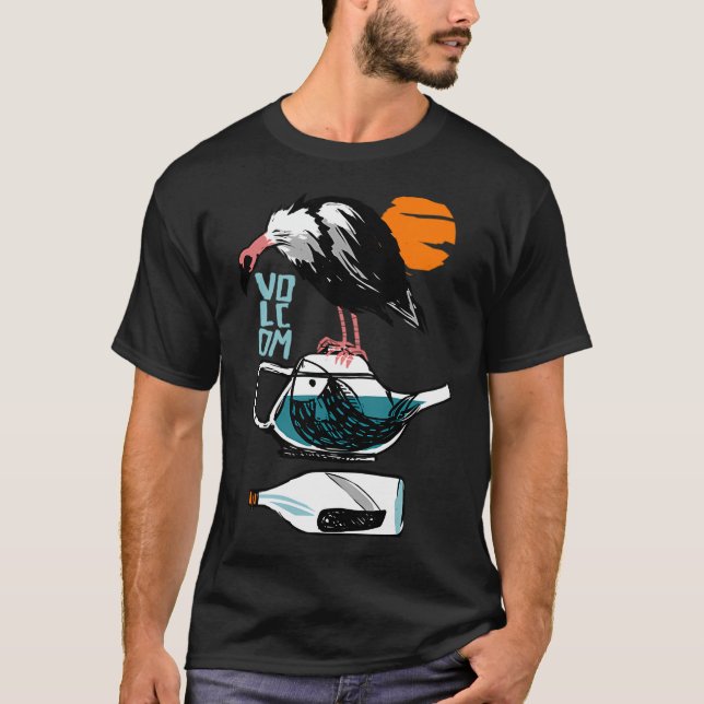 Camiseta volcom vintage abutre deserto (Frente)