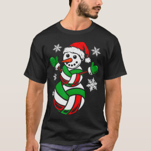 Camiseta Volei Bola Santa Chapéu Boneco de Neve Natal Diver