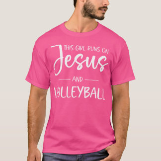 Camiseta Volei Cristão e Volei das Meninas Jesus