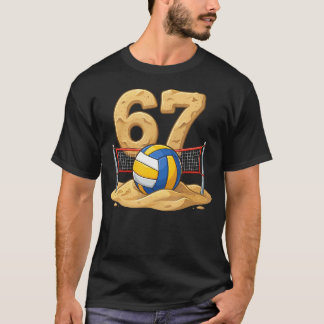 Camiseta Vôlei de Praia Engraçado 6 7