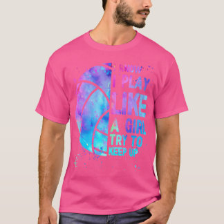 Camiseta Volei- Eu Sei Que Eu Jogo Como Uma Garota Tente n