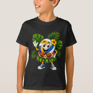 Camiseta Volei havaiano praia tropical verão