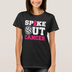 Camiseta Volei Laço Rosa Conscientização do Câncer de Mama