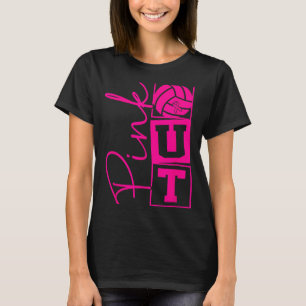 Camiseta Volei Pink Out Conscientização do Câncer de Mama R