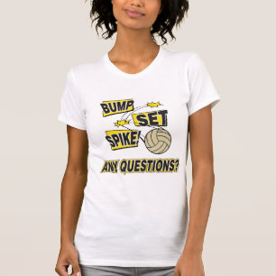 Camiseta Voleibol ajustado do ponto da colisão