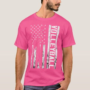 Camiseta Voleibol Americano Flag Beach Volleybal