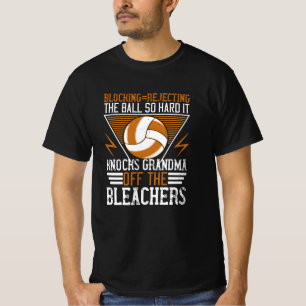 Camiseta Voleibol - Bloquear O Duro Da Bola
