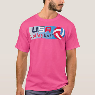 Camiseta Voleibol da Bandeira dos Estados Unidos