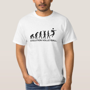 Camiseta Voleibol da evolução